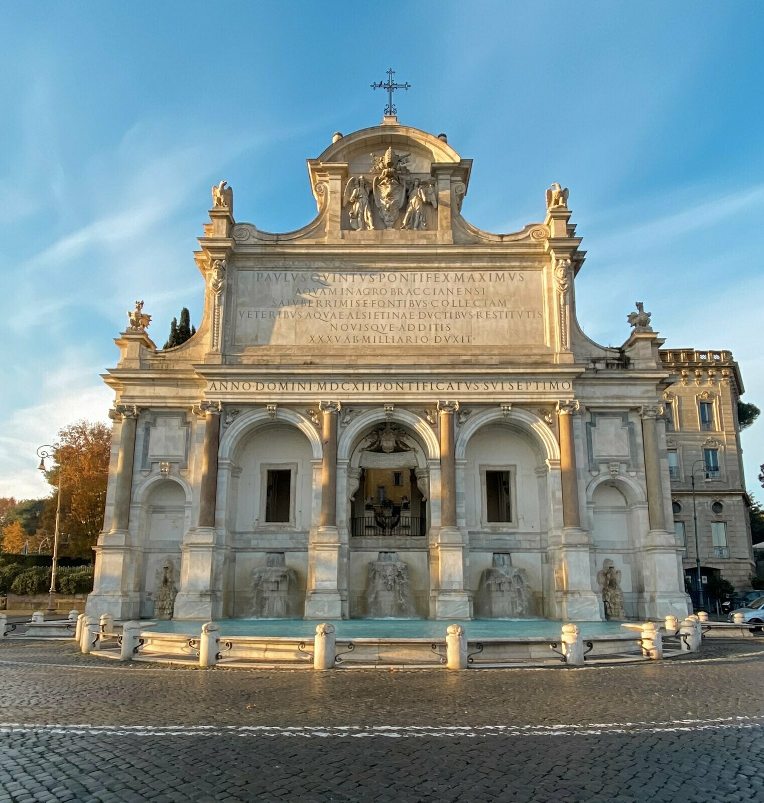 Beleza e História da Fontana dell'Acqua Paola